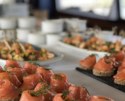 Lachs Häppchen